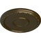 Ekena Millwork Medea Ceiling Medallion (Fits Canopies up to 5 1/2"), Hand-Painted Brass, 16 1/2"OD x 1 1/2"P CM16MDBRS - alternate 3